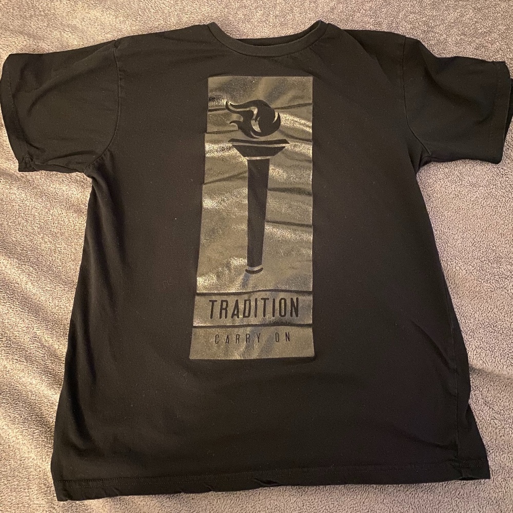 Tradition Olympic Flame (Black on Black)